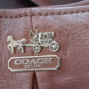 Beige Coach Handbag